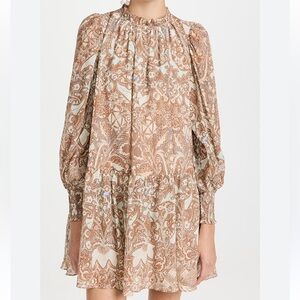 NWOT Ulla Johnson Maja Dress Cinnamon Size 4